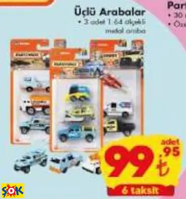 MATCHBOX ÜÇLÜ ARABALAR MATCHBOX ÜÇLÜ ARABALAR